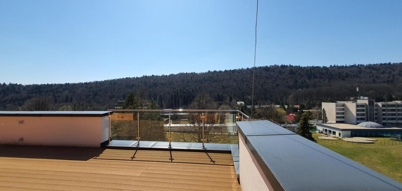 Penthouse Apartman Rezidencia Mineral Bardejovské Kúpele Dış mekan fotoğraf
